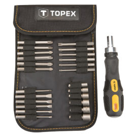 Cacciavite a cricchetto 26 pezzi Topex