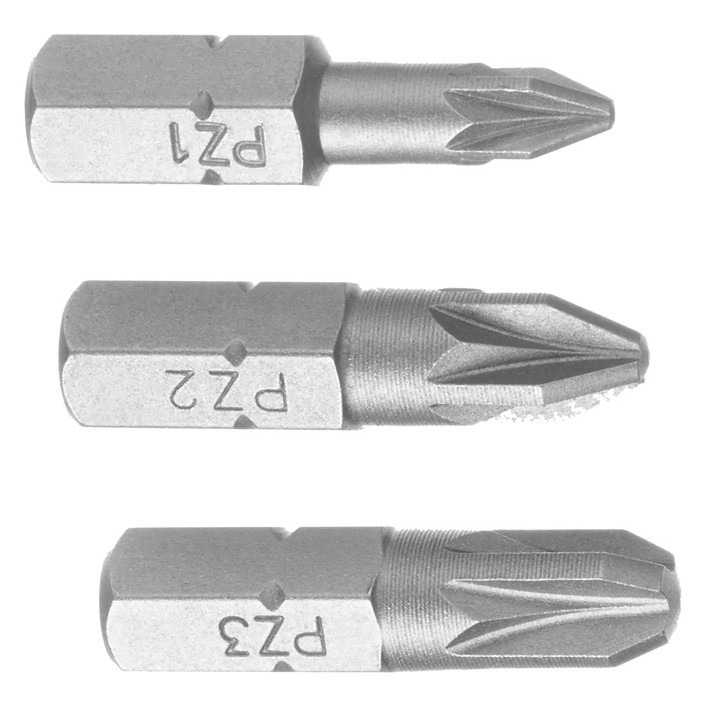 Inserti per avvitatori pz (3 pz) pz1-2-3 mm 25 Stanley