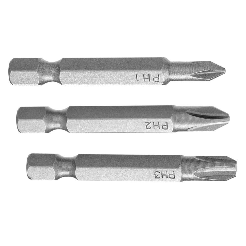 Inserti per avvitatori ph (3 pz) ph1-2-3 mm 25 Stanley