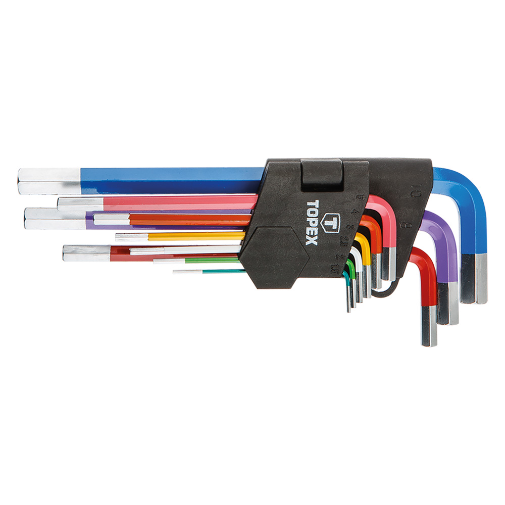 Serie chiavi esagonali 9 pezzi Topex