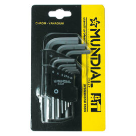 Chiavi esagonali in serie (1,5-10) 9 pezzi Mundial
