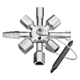 Chiave a croce per cassette/armadi tipo universale - 10 profili Knipex