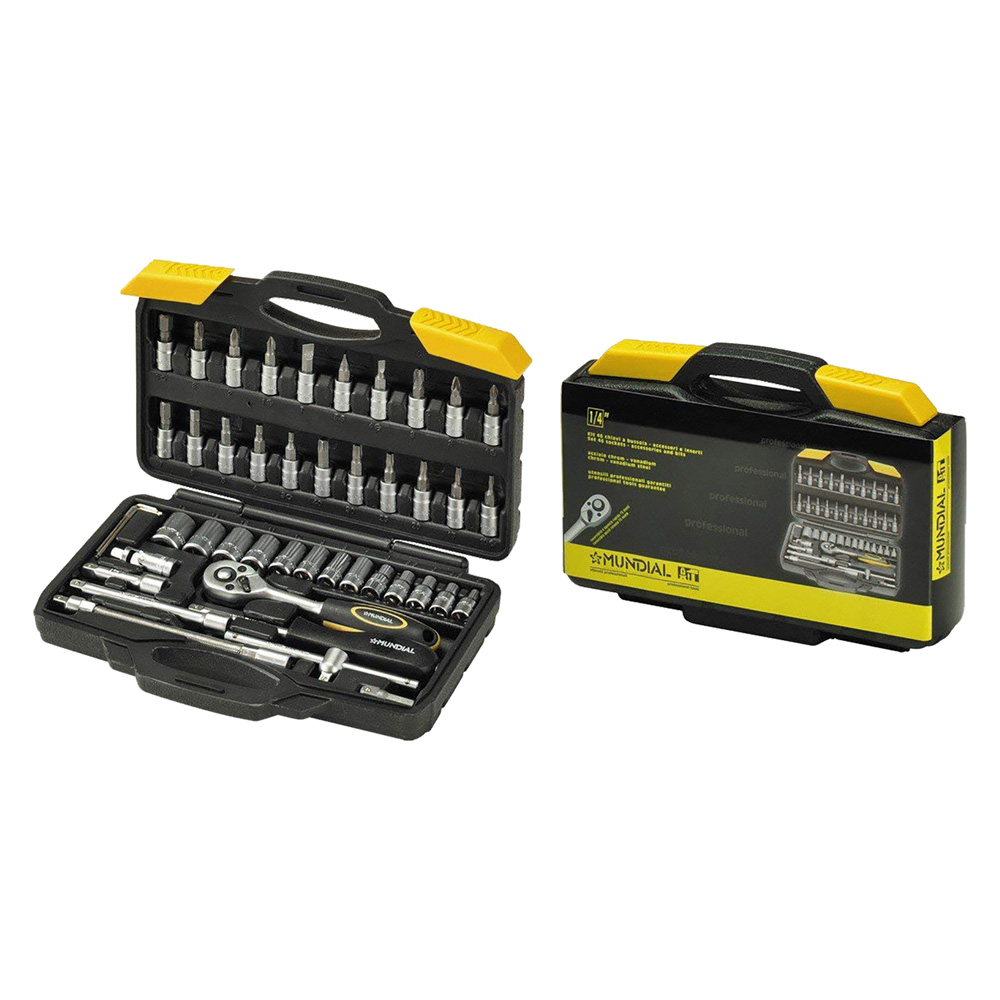 Set chiavi a bussola art. 1442 46 pezzi – 1/4 Mundial