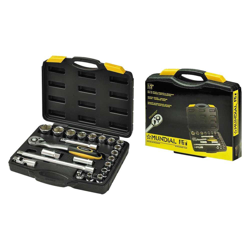 Set chiavi a bussola art. 1548 22 pezzi – 1/2 Mundial