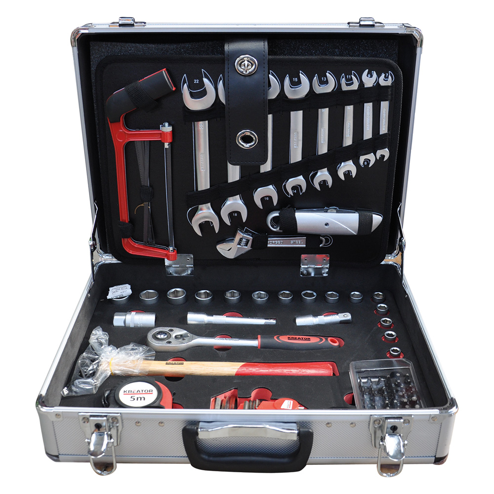 Cassetta utensili manuali cm 43 x 14 x h 32 – 109 pz totali Senza marca