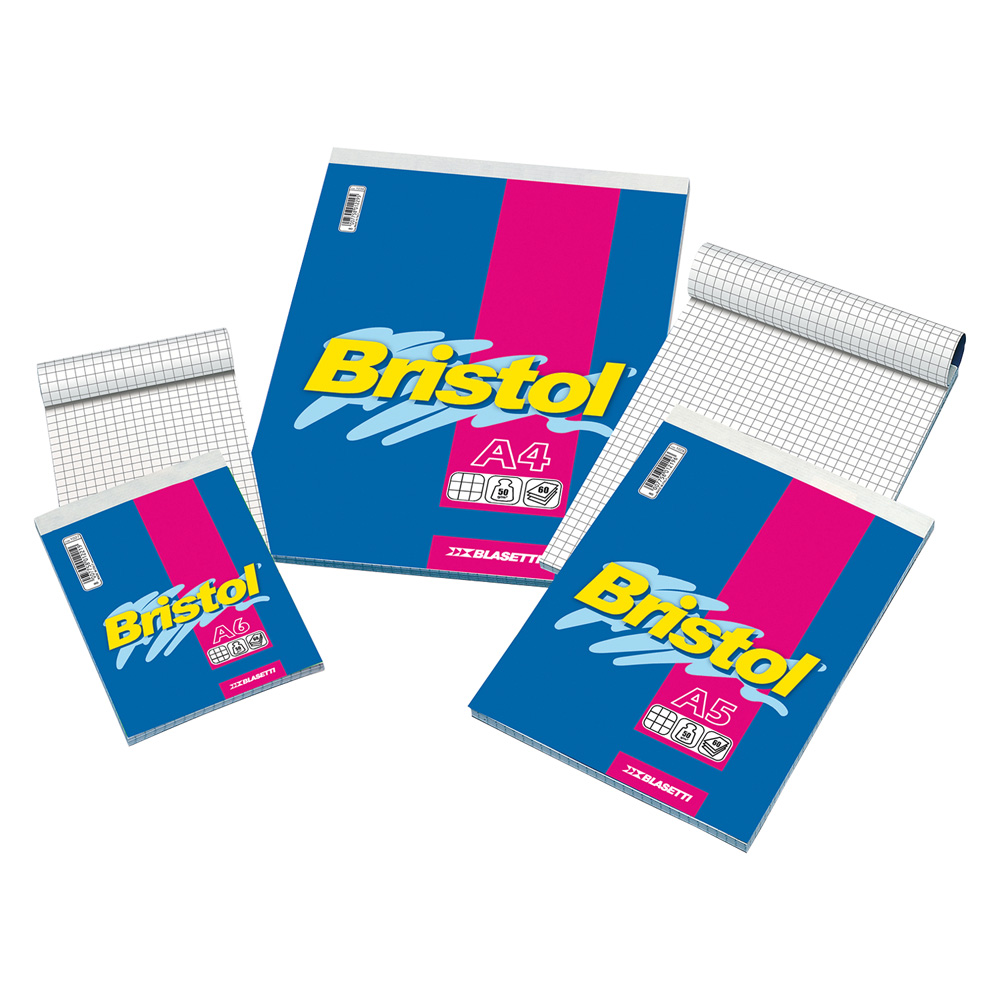 Blocco note ‘bristol’ formato a6 – 60 fogli Blasetti