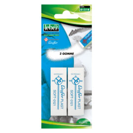 Gomma cancellante in plastica 2 pezzi Lebez