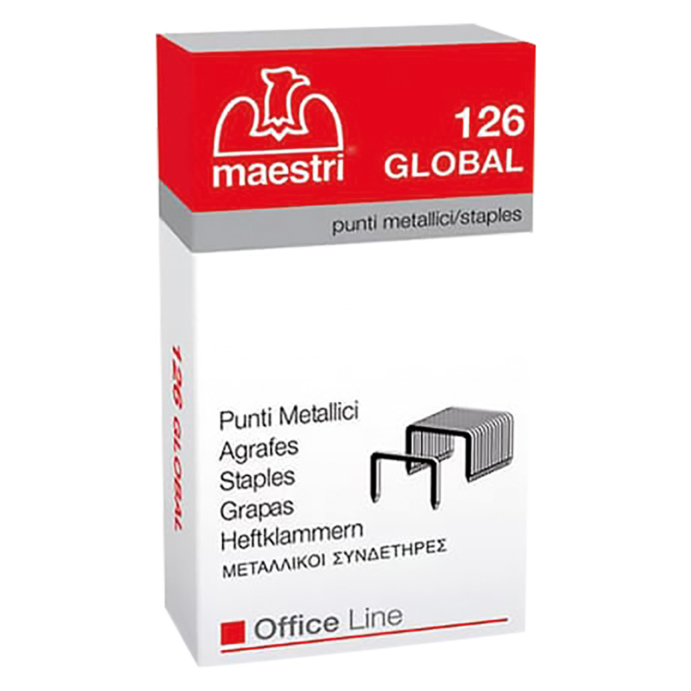 Punti per cucitrice da tavolo m. 126 cf. 10000 pz Romeo maestri