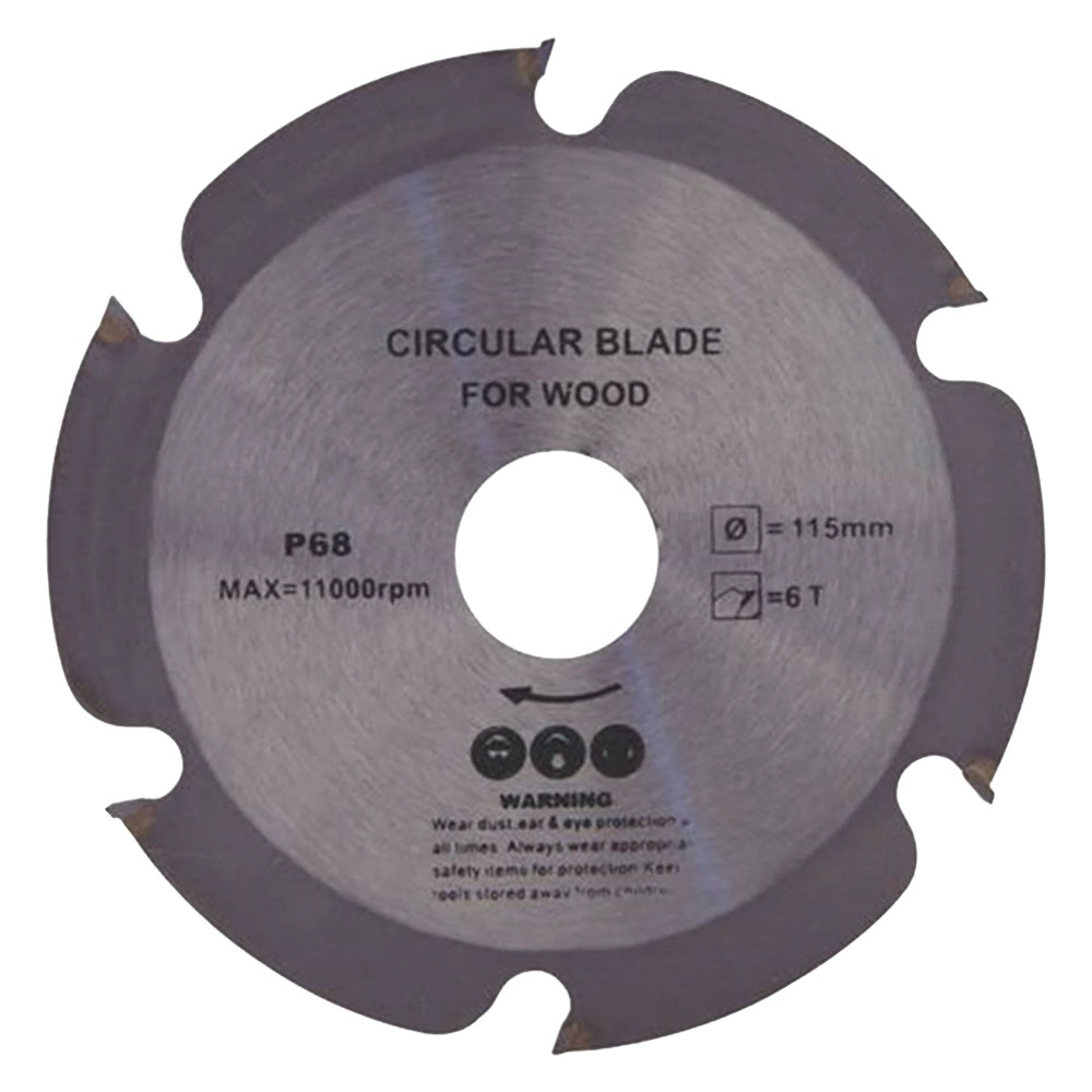 Disco per legno ‘1050’ diametro mm 115 – 6 denti Ecef