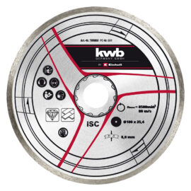 Disco diamantato Ø 180 mm - foro 25,4 mm Einhell