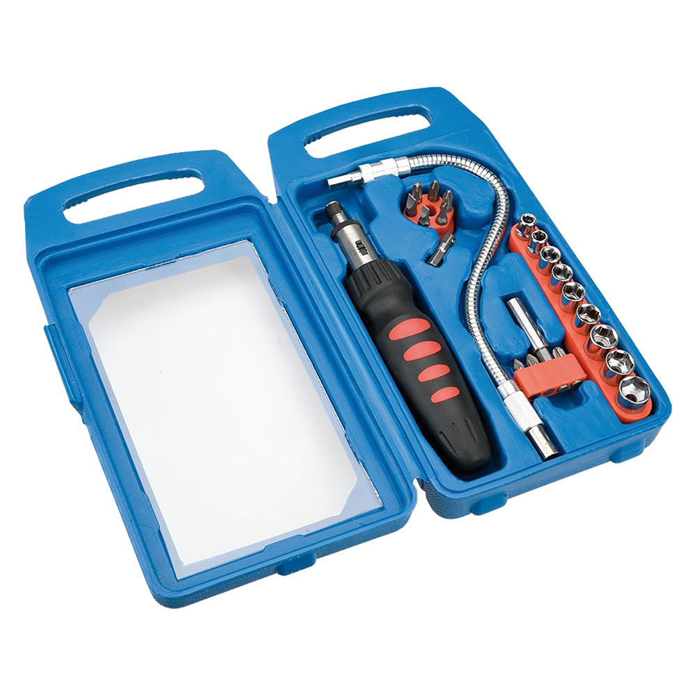 Cacciavite a cricchetto 22 pezzi Toptools