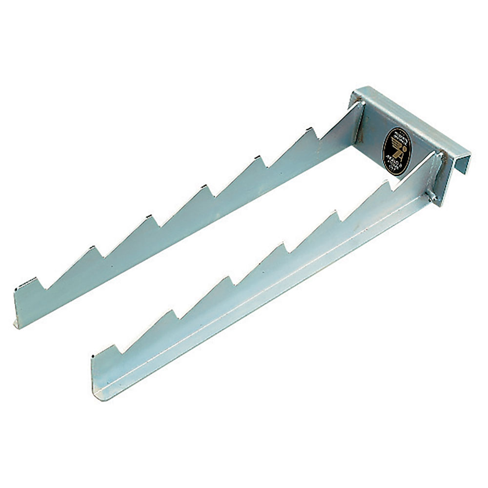 Gancio per barra per attrezzi manicati profilo seghettato Angelob