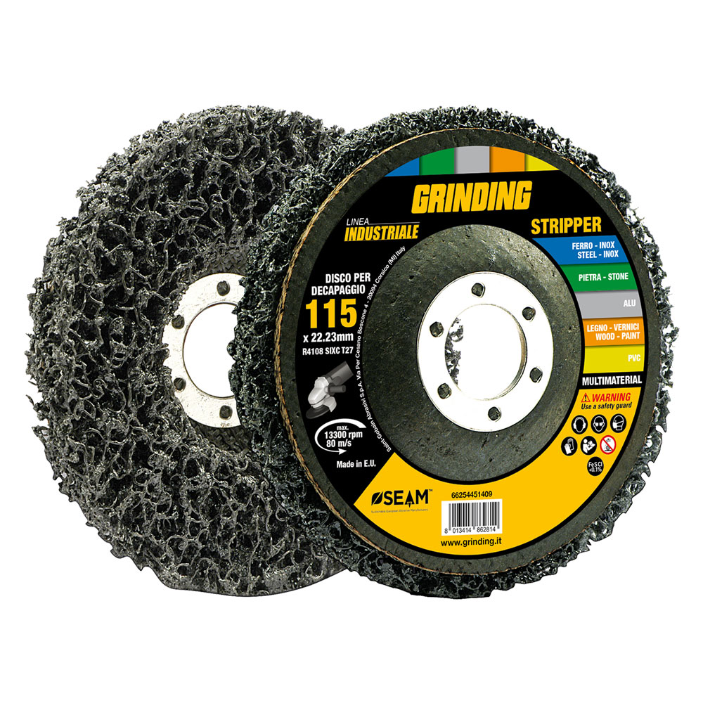 Disco pulitura in nylon multimateriali ‘grinding linea industriale’ ø 115 Grinding