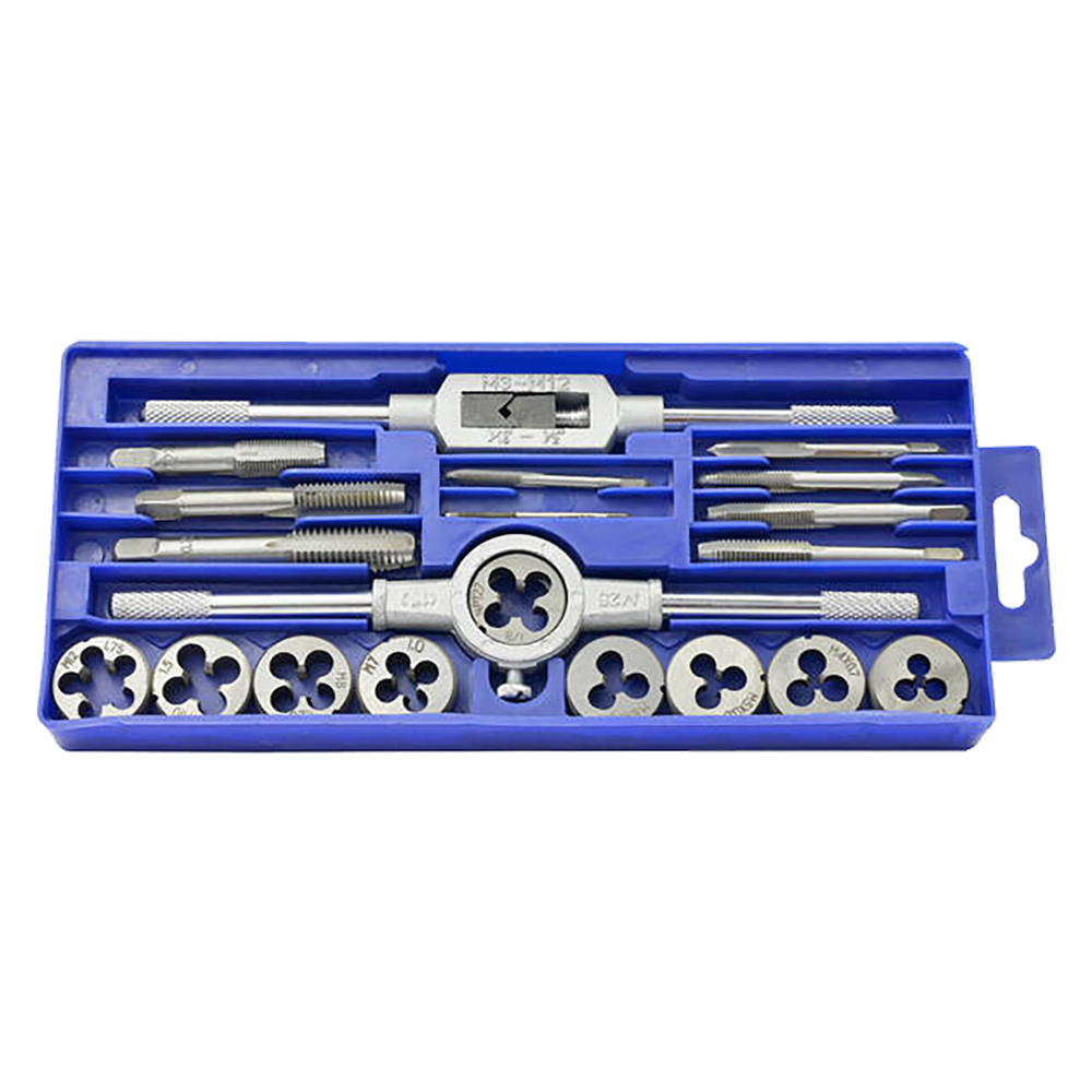 Serie maschi e filiere 20 pezzi Ecef