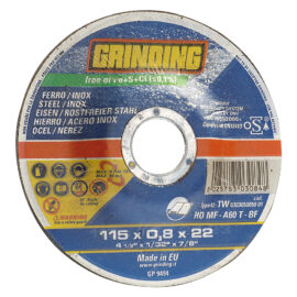 Mola abrasiva per inox ø 115 x 0,8 Grinding