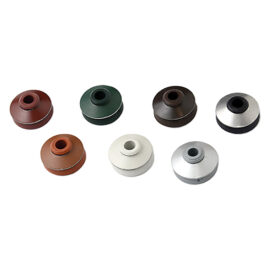 Rondella per tirafondo in alluminio - rosso siena Friulsider