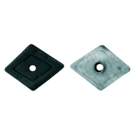 Rondella romboidale mm 27 x 27 Senza marca