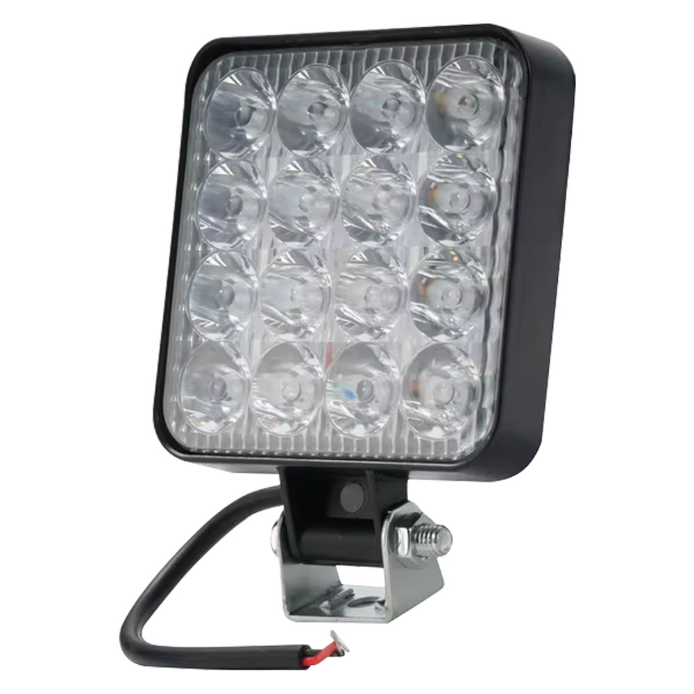Faro fendinebbia quadrato per auto 16 led – 48 w – lm 1800 Senza marca