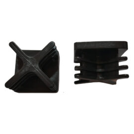 Puntale quadro alettato mm 25 x 25 Senza marca