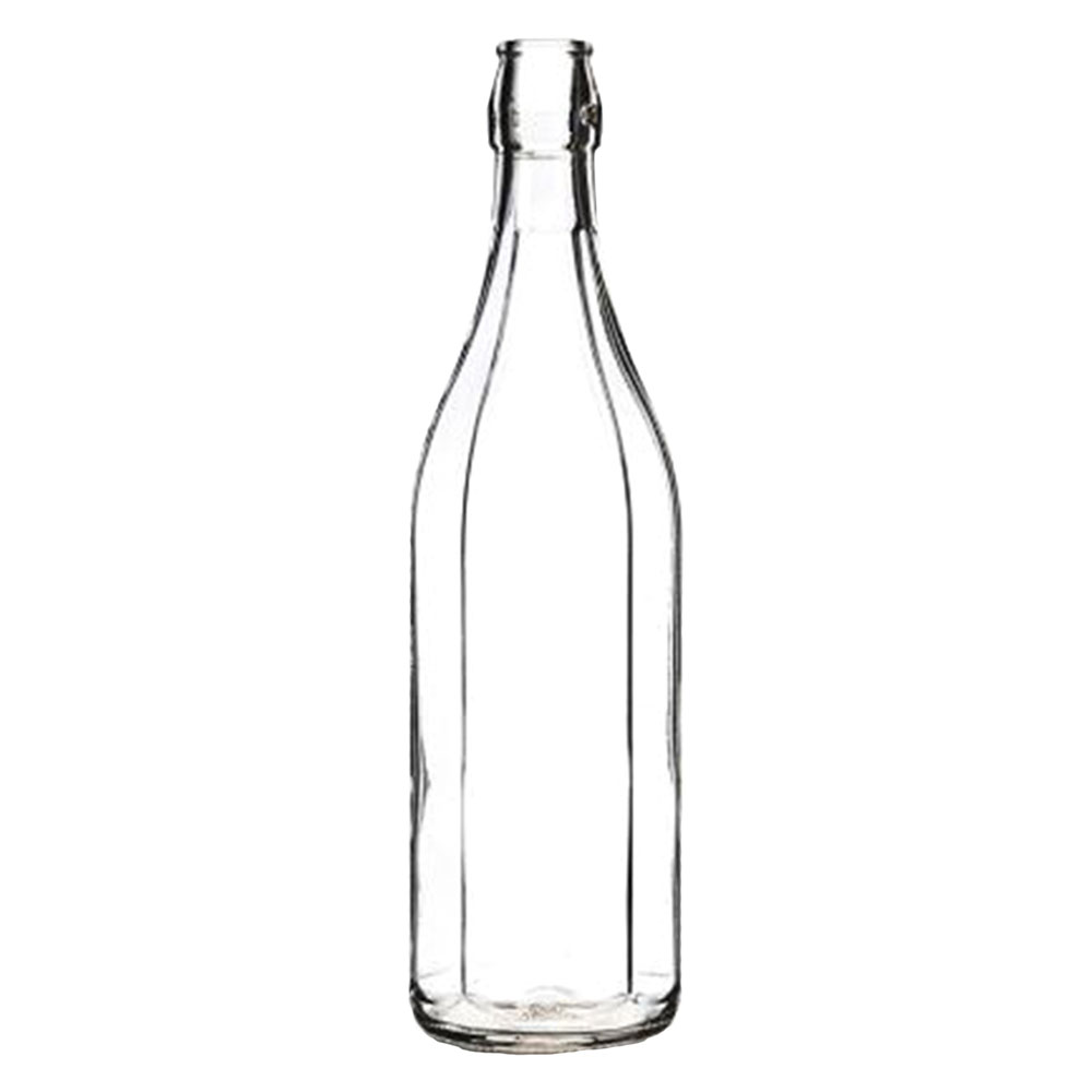 Bottiglia in vetro ‘costolata’ 1000 ml bianca – tappo 7943200 Senza marca