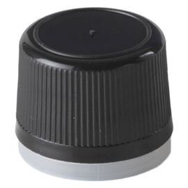 Tappi a vite 24 x  15 - colore nero Senza marca