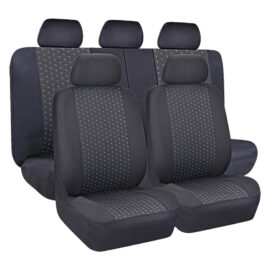 Coprisedile 'golden blu' set da 9 pezzi - 4 sedili + 5 poggitesta Senza marca