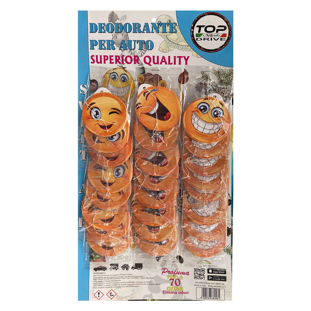Espositore deodoranti auto ‘sweet air’ 24 pezzi Senza marca