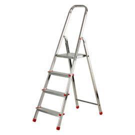 Scala per uso domestico 5 gradini - altezza cm. 99 (pedana) / 161 (totale) Kasart x gierre