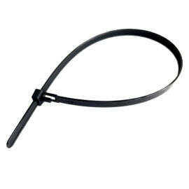 Fascetta a strappo per cablaggio riapribile mm 7,6 x 300 - nero Uniko