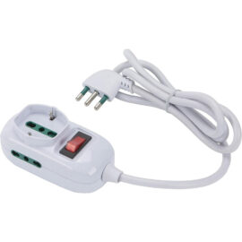 Multipresa mini 'triax eco' mt. 1,2 - colore bianco Fanton