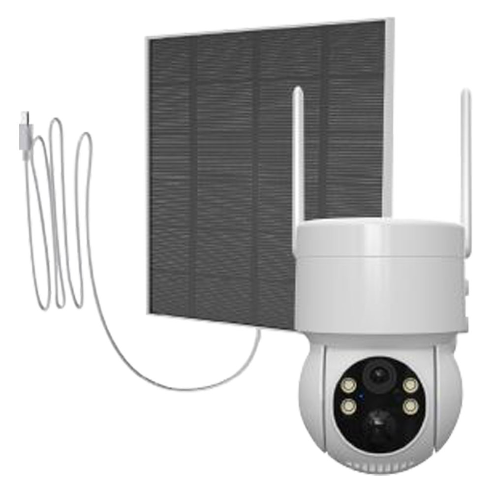 Telecamera per esterni ‘ptz’ 4g con pannello solare – 3.0 mpx Proxe