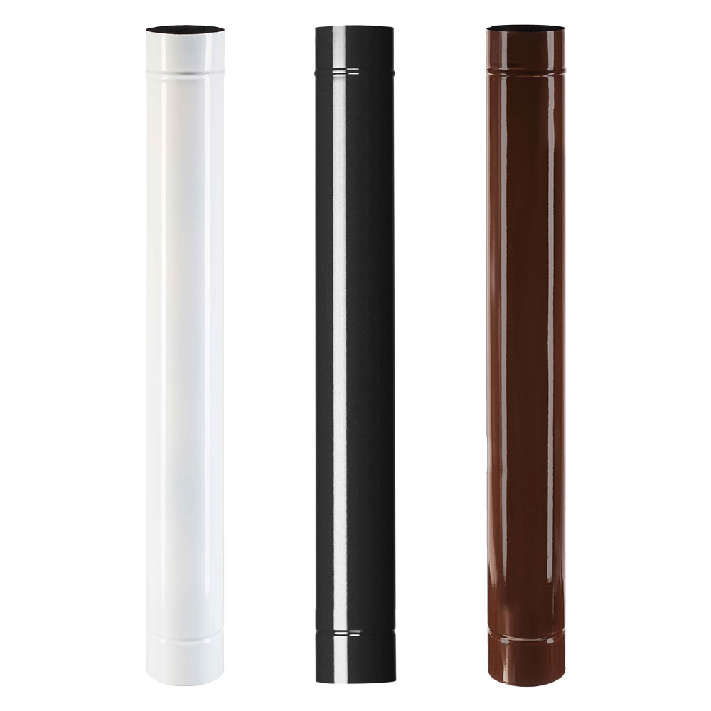 Tubo smaltato per stufe cm 50 ø 10 bianco Europrofil