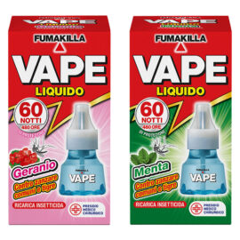 Antizanzare liquido ricarica 60 notti - geranio/menta Vape