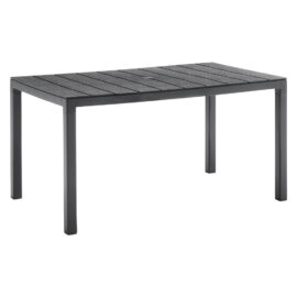 Tavolo in polipropilene singolo 'king' cm 146x86x h.74 - bianco Bica