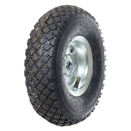 Ruota pneumatica per carrelli Ø 260 mm - foro Ø 20 mm / per carrello pala ribaltab. Senza marca