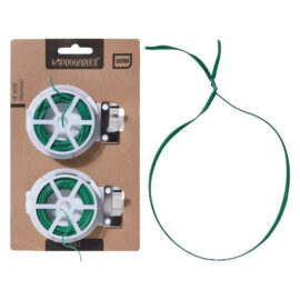 Piattina filo plasticato 2 bobine da mt. 20 - con taglierina Senza marca