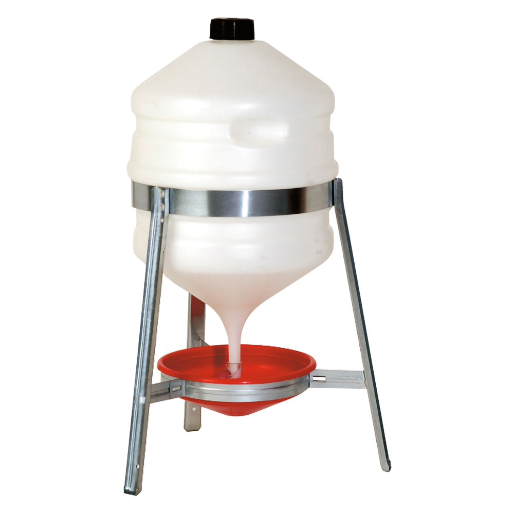 Abbeveratoio a serbatoio per polli ‘saturno’ cm. 45×71 h. – lt. 30 Senza marca