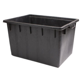 Corba rettangolare nera lt.   180 col. nero Ics