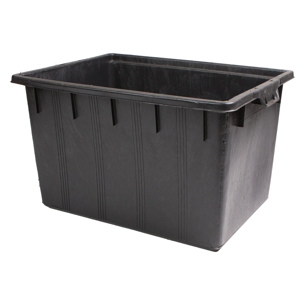 Corba rettangolare nera lt.   180 col. nero Ics