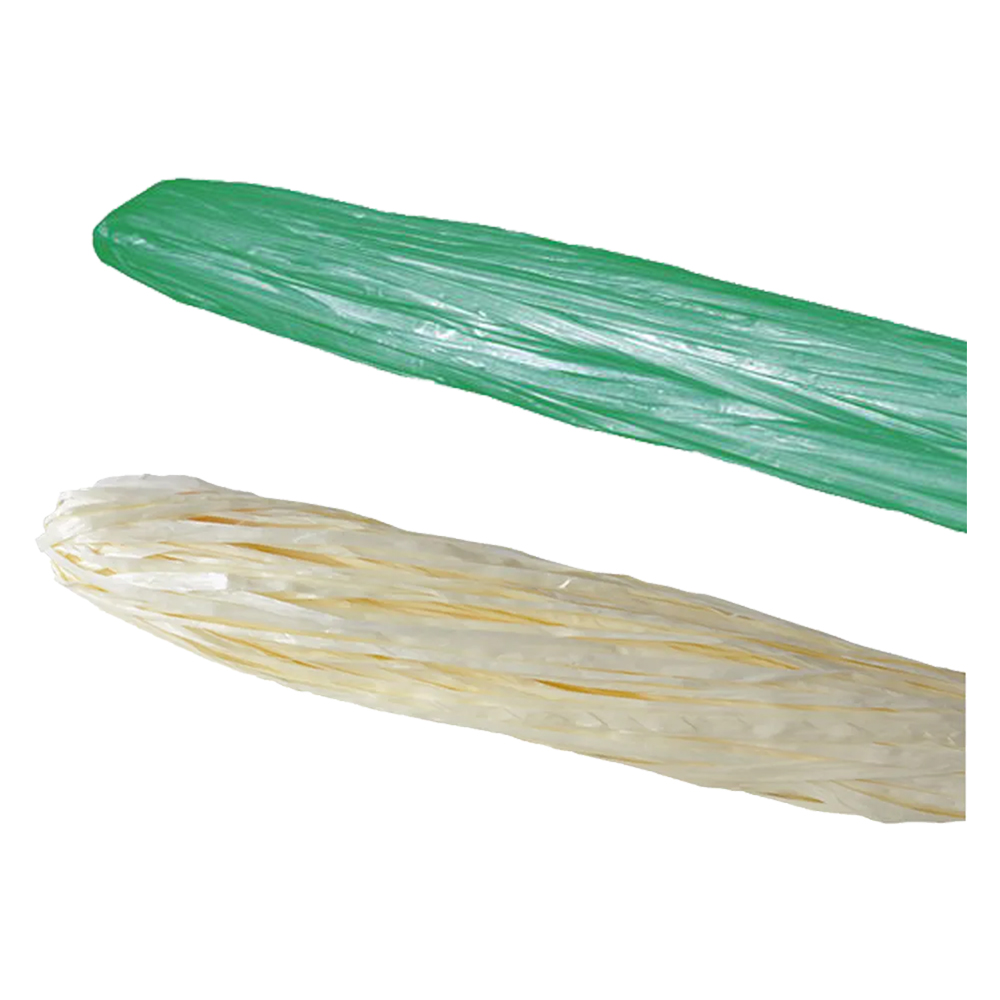 Rafia sintetica a spezzoni gr. 200 circa – colore avorio Senza marca