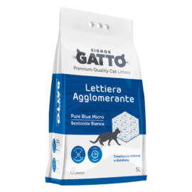 Lettiera igienica 'pure blue micro' 5 lt Signor gatto
