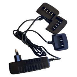 Carica batteria a 3 vie 2.5 ah - 21,6 w Volpi
