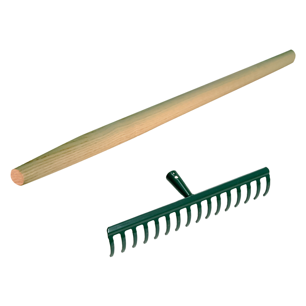 Rastrello 16 denti cm 43 – con manico cm. 160 Lif