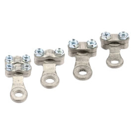 Capicorda per fissaggio piastra auto sez. 50 mmq - foro Ø 10.4 mm Made in italy