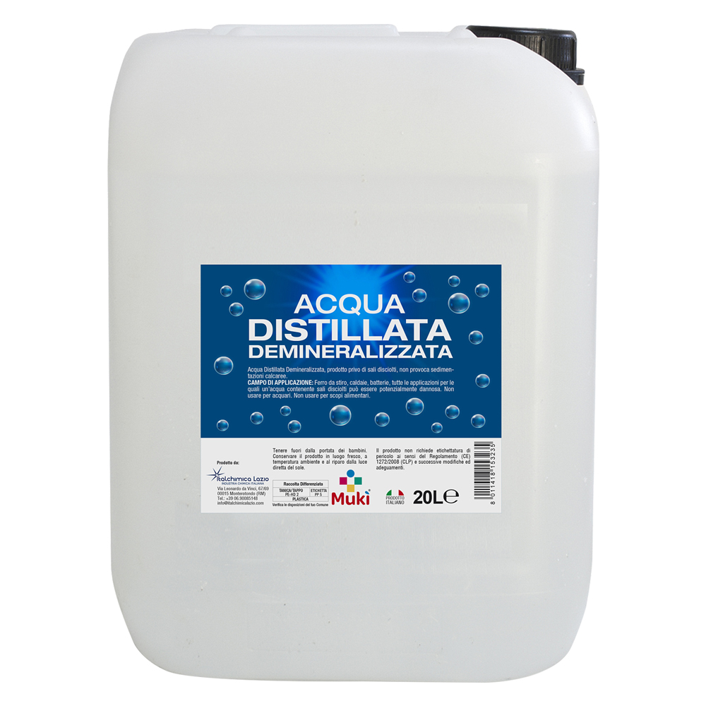 Acqua demineralizzata lt.20 Senza marca