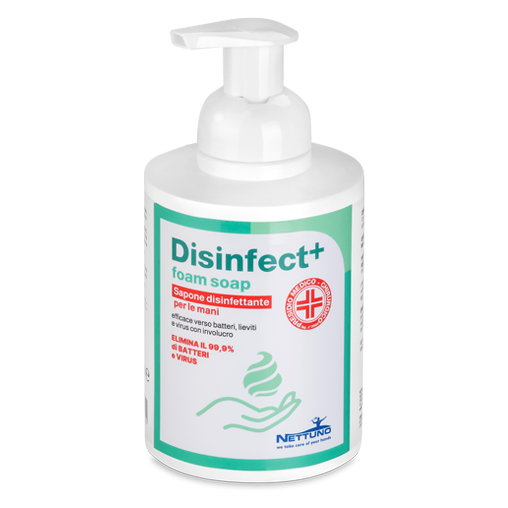 Sapone disinfettante ‘disinfect+’ ml 500 Nettuno