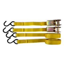 Nastro di ancoraggio ad uncino mt. 4,5 x mm 25 - port.350 kg - pz.2 / con cricchetto Uniko