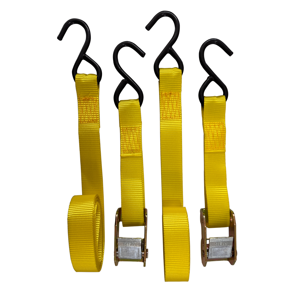 Nastro di ancoraggio ad uncino con fibbia mt. 2 x mm 25 – port.250 kg – pz.2 / con fibbia Uniko