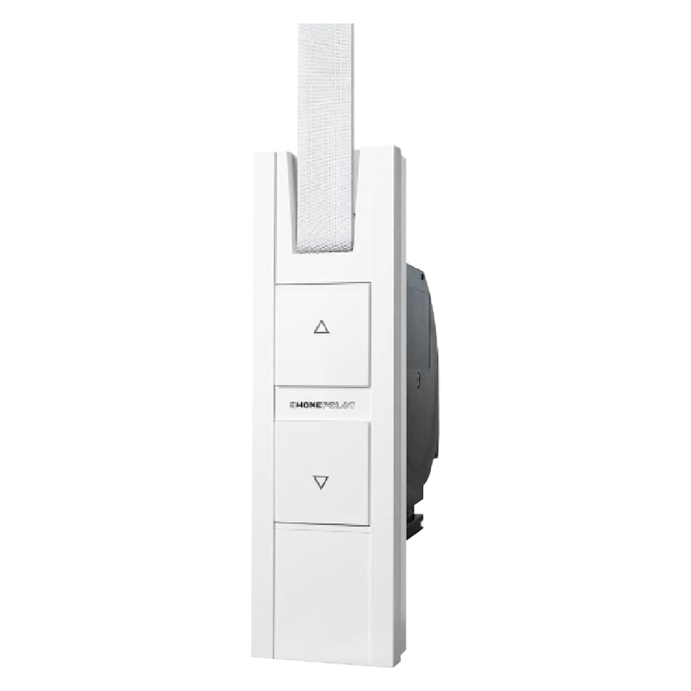 Avvolgitore elettrico ad incasso mt 6 / 8 interasse 165 – placca bianca Proxe