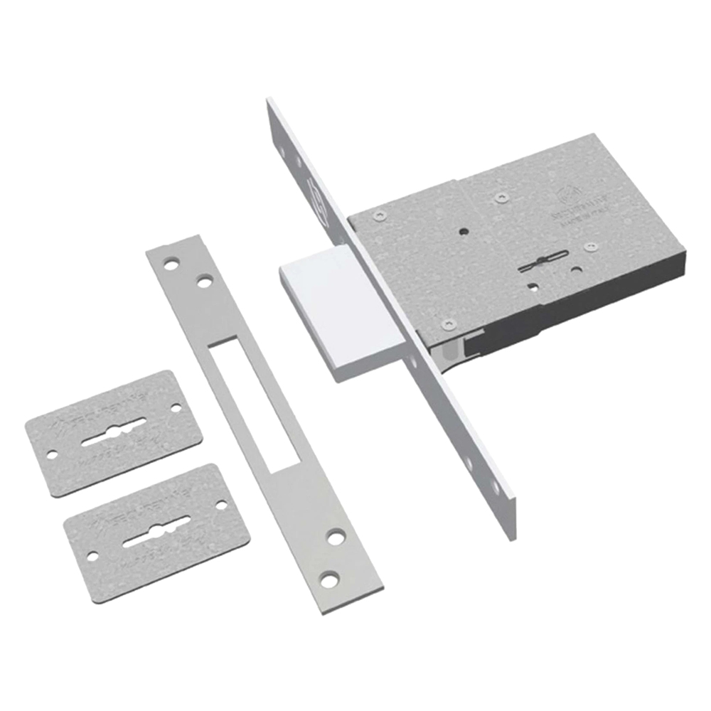 Serratura a doppia mappa da infilare per fascia ‘2001 securmap 11’ e 50 – 2 mandate / corsa 20 mm Securemme